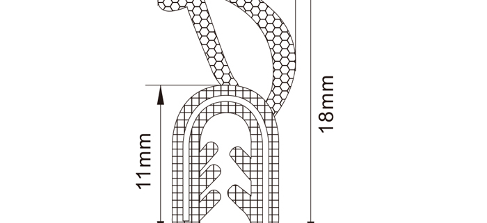 Rubber Edge Trim Seals