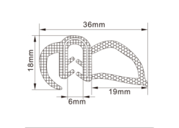 Rubber Edge Trim Seals