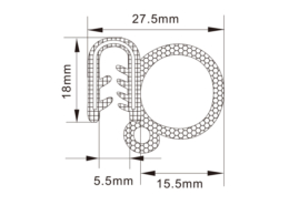 Rubber Edge Trim Seals