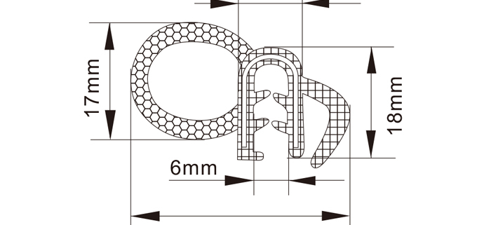 Rubber Edge Trim Seals