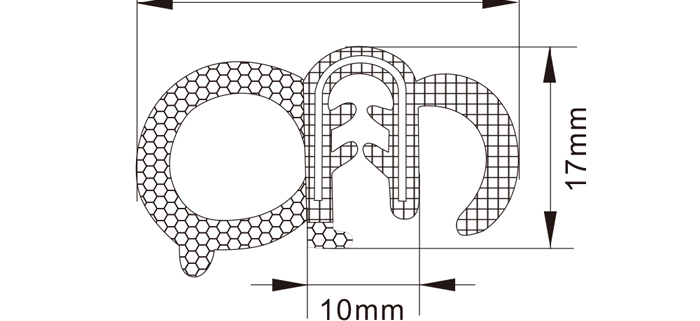 Rubber Edge Trim Seals