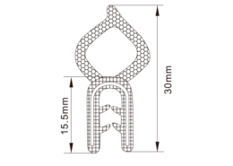 Rubber Edge Trim Seals