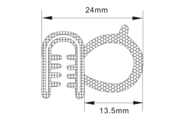 Rubber Edge Trim Seals