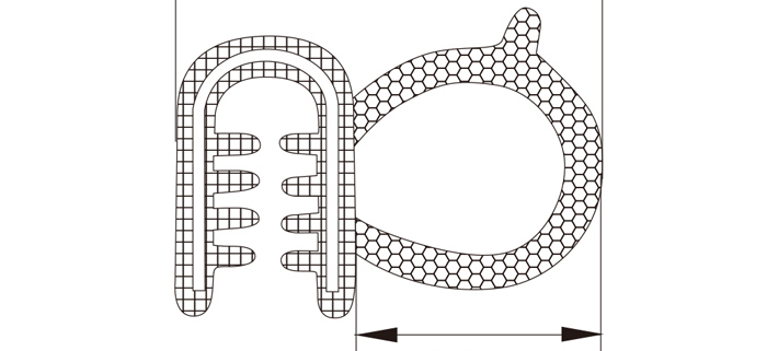 Rubber Edge Trim Seals