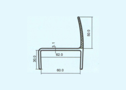 Truck Door Seals Soft PVC Rigid PVC