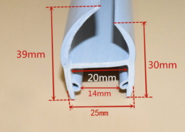 Co-extruded PVC Door Seals