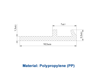 Upholstery Plastic J Clips