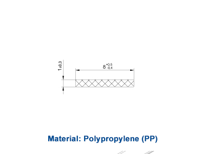 Upholstery Plastic J Clips